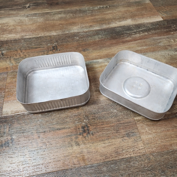 Vintage 40s. WWII Military Metal Aluminium "TM" Food Canteen Box German Army WW2 - Picture 4 of 9